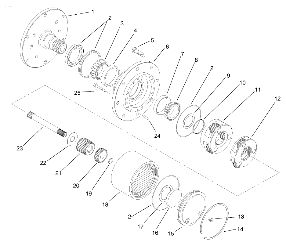 Planetary Drive Asm No. 92-7415