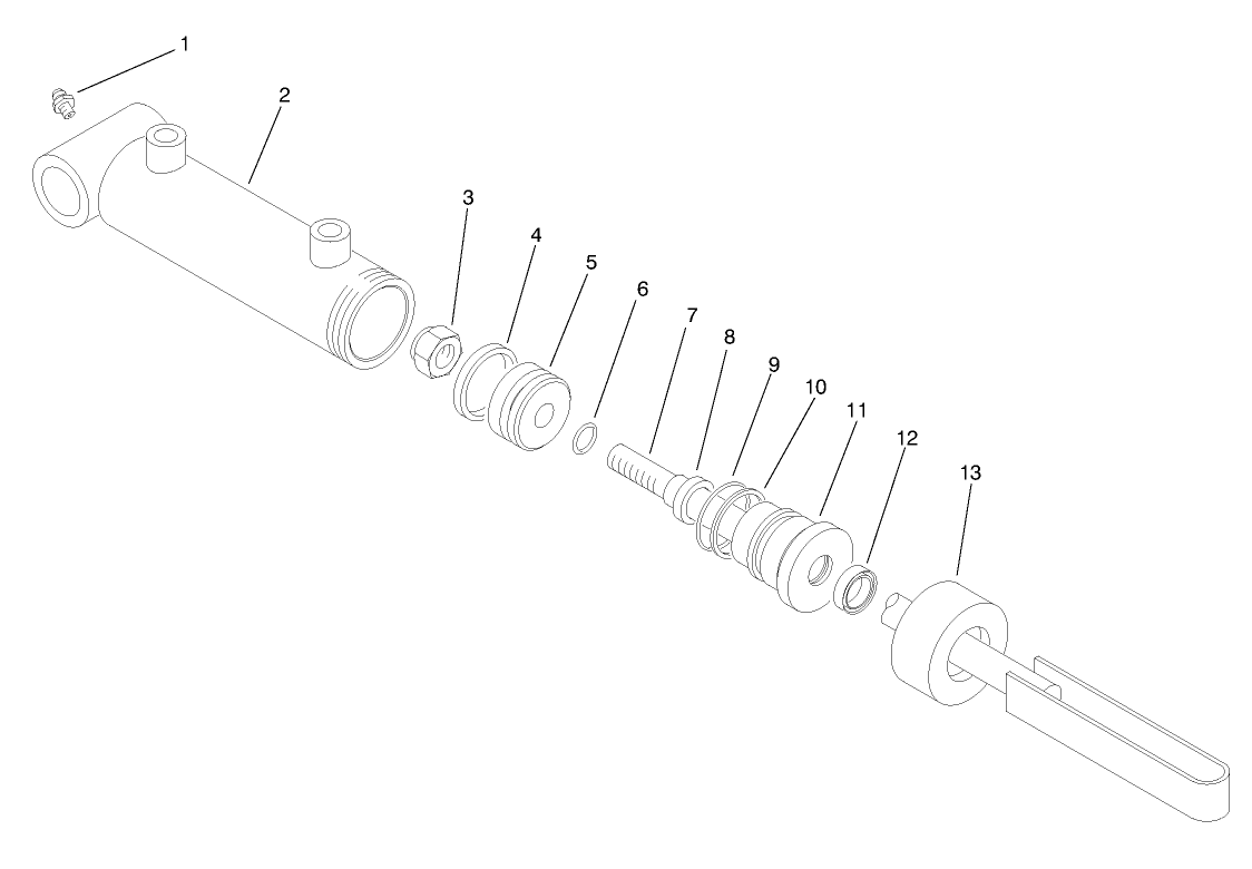 Hydraulic Lift Cylinder No. 3 (98-8812)