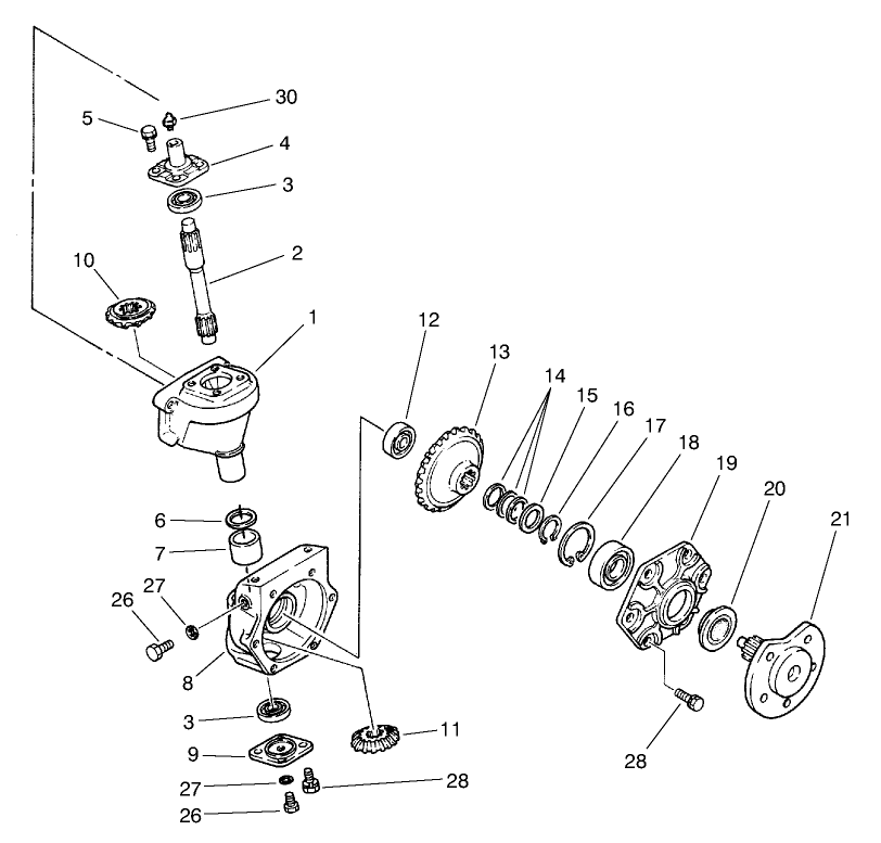 Steering Gear Case Asm. No. 98-2447 (continued)