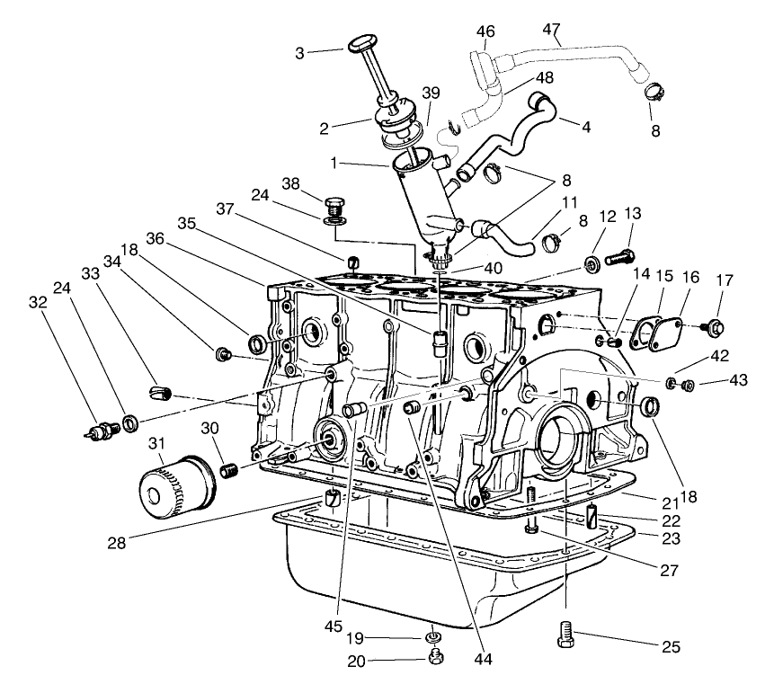 Crankcase Asm