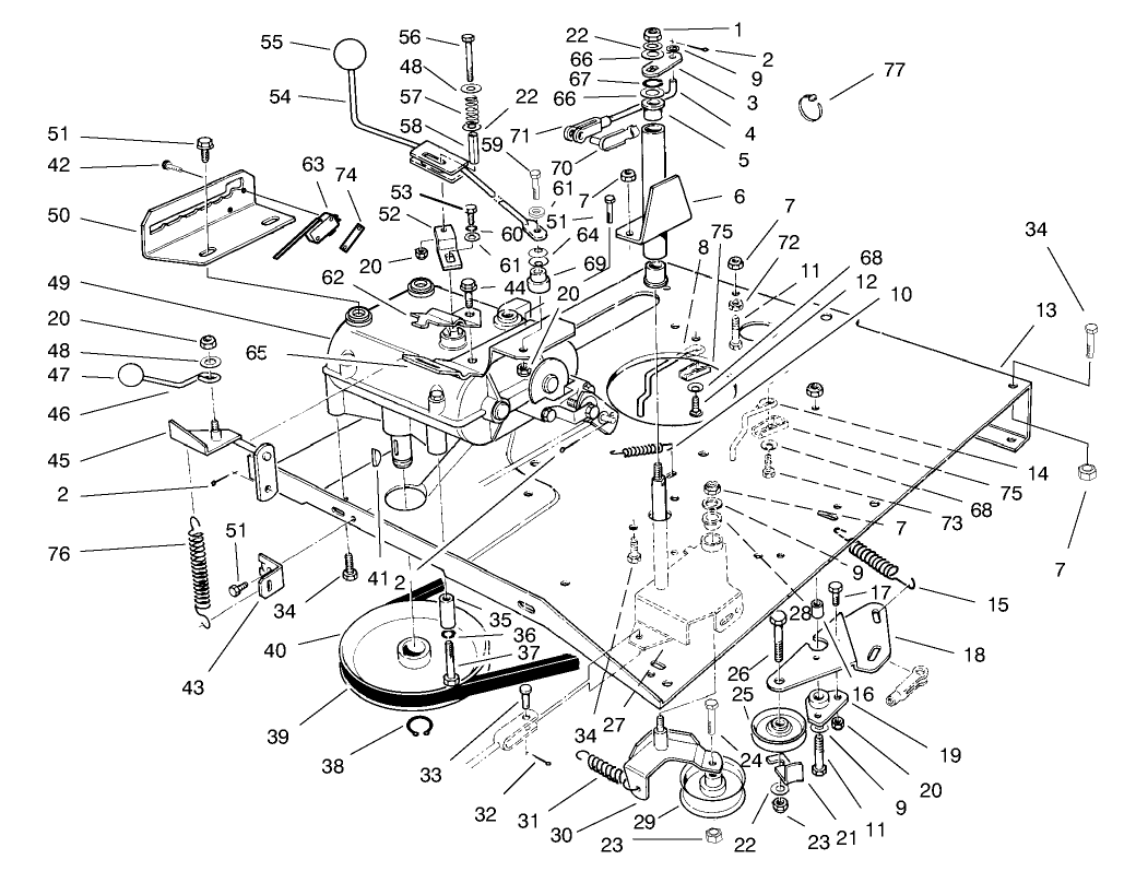 Transmission & Linkage Assembly