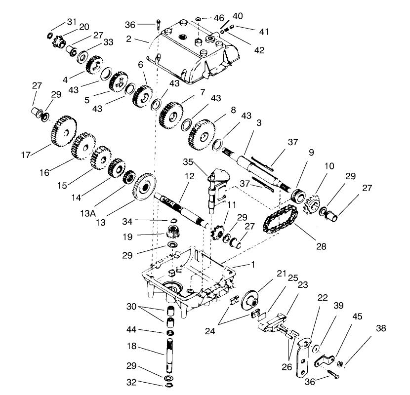 Transmission Peerless Model 700-025
