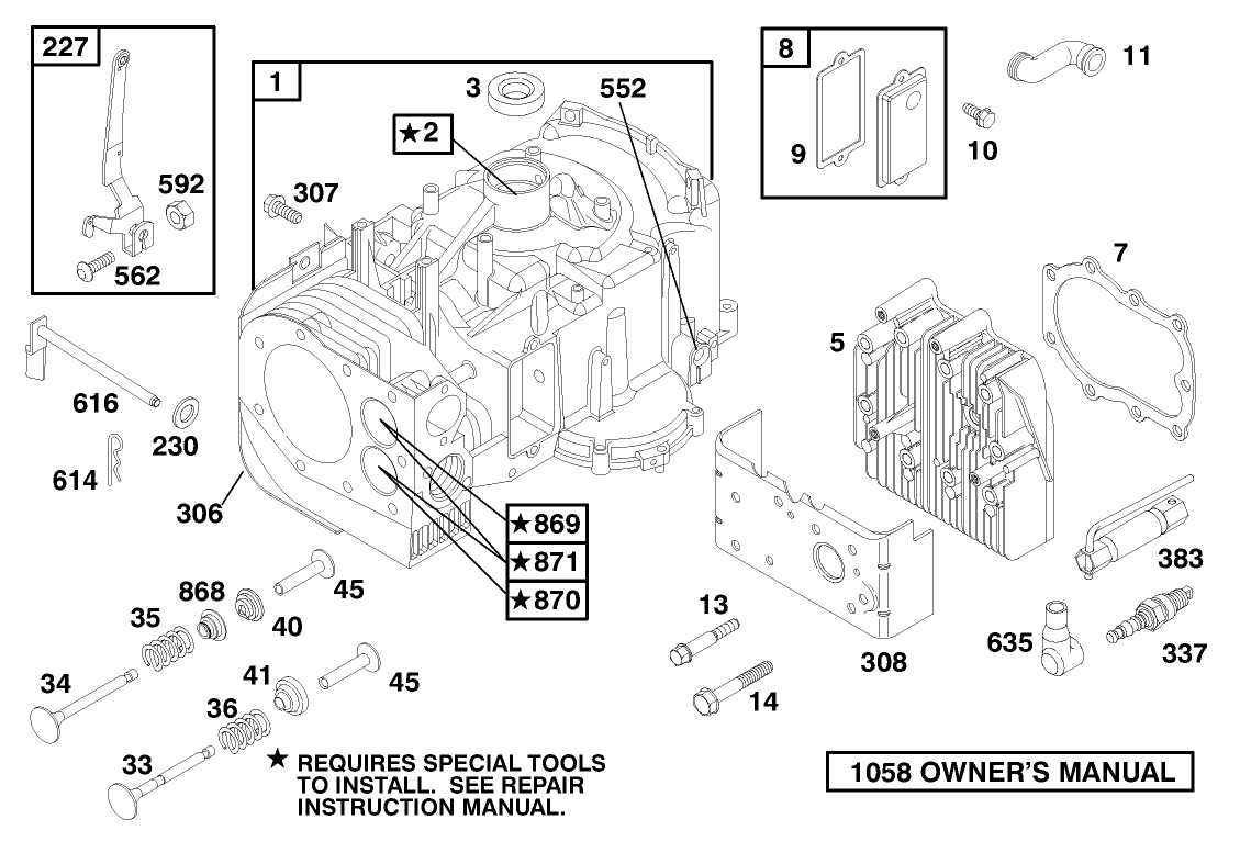 Engine Briggs & Stratton Model 195707-0421-E1