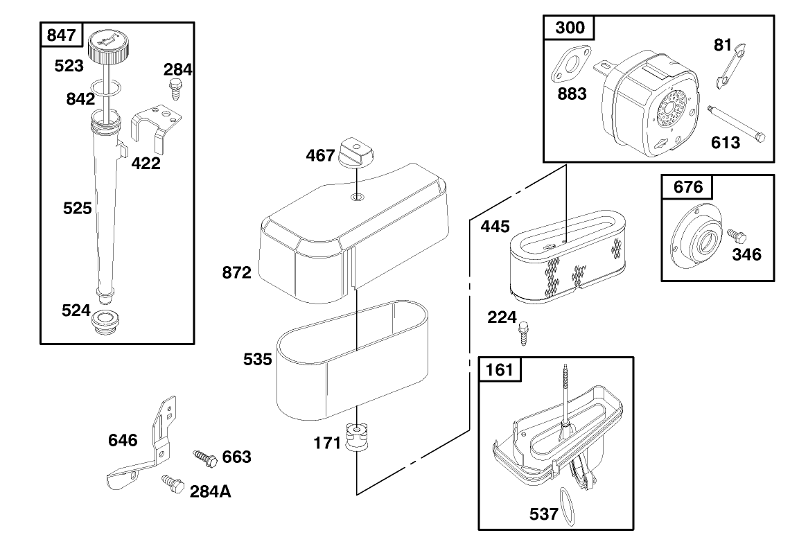 Engine Briggs & Stratton Model 195707-0421-E1