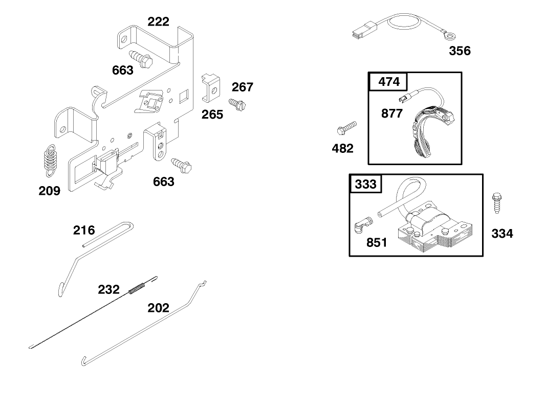Engine Briggs & Stratton Model 195707-0421-E1