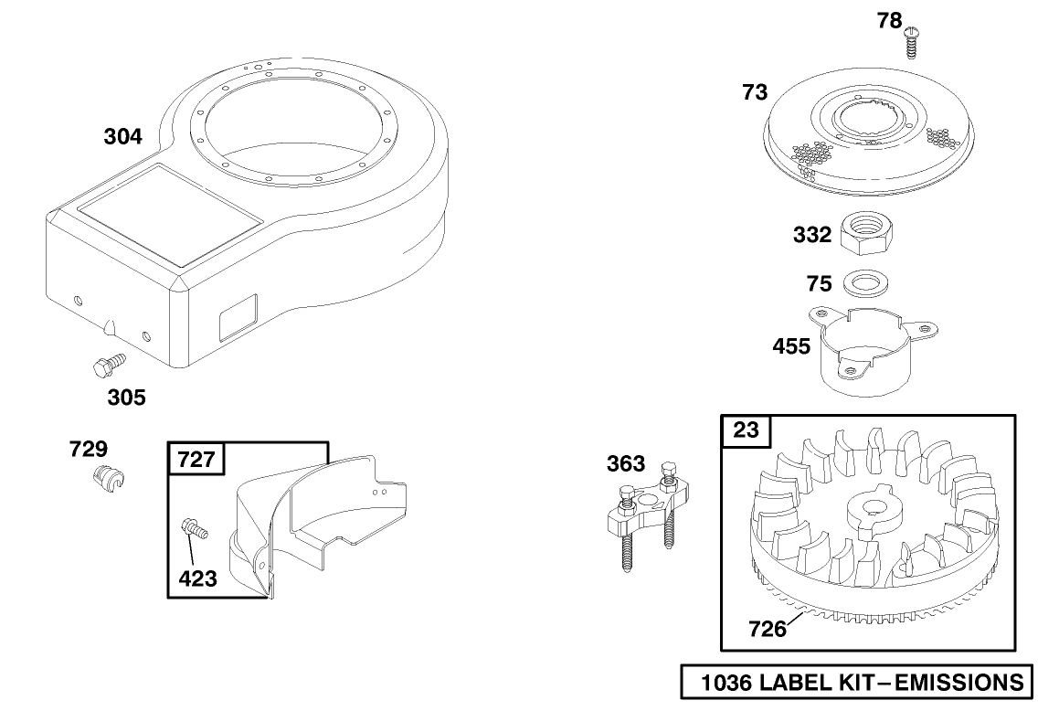 Engine Briggs & Stratton Model 195707-0421-E1