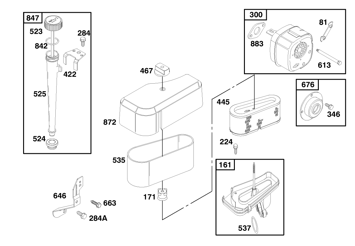 Engine Briggs & Stratton Model 195707-0421-E1