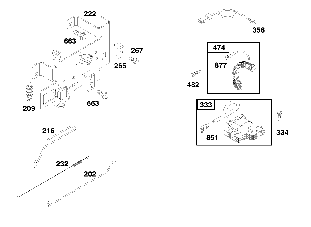 Engine Briggs & Stratton Model 195707-0421-E1