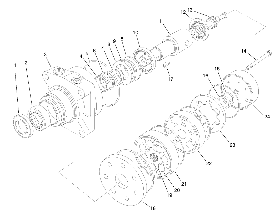 Hydraulic Drive Motor Assembly No. 92-9199