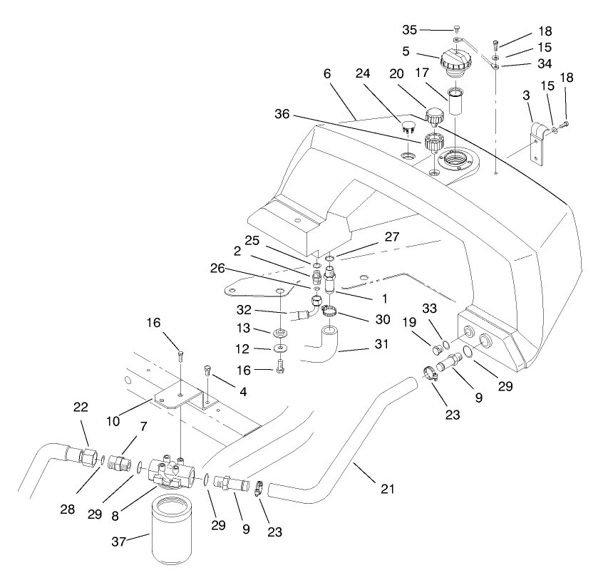 Hydraulic Reservoir Assembly