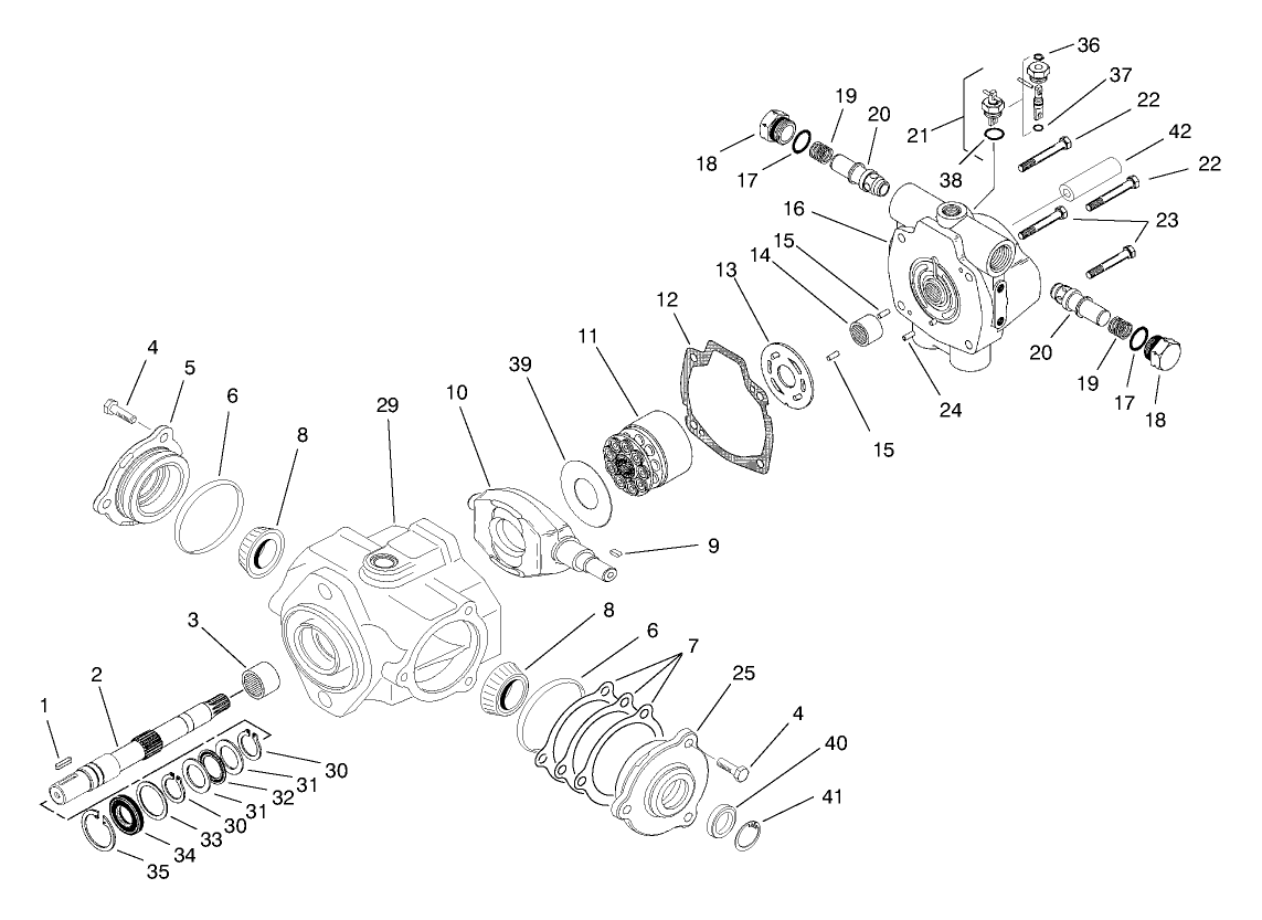 Hydrostat Assembly No. 98-4609