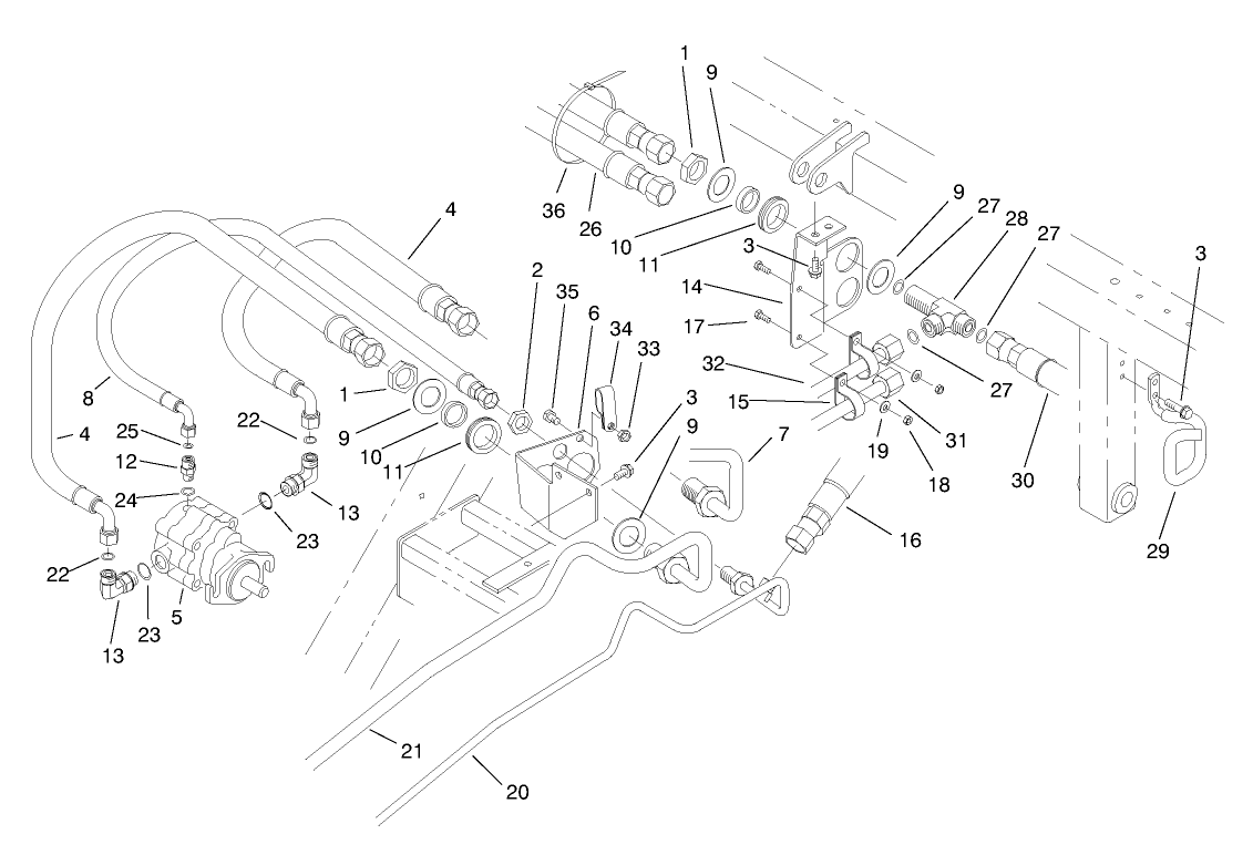 Reel Motor Installation Assembly-Rear
