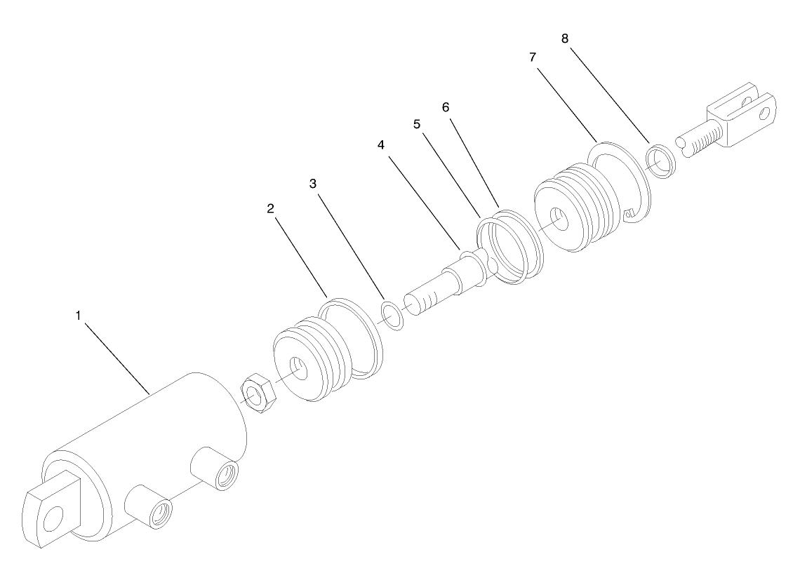 Hydraulic Cylinder No. 98-4605