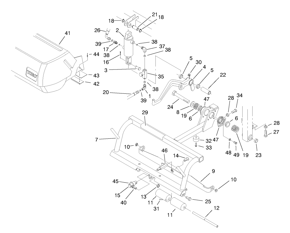 Pull Frame Assembly-Rear