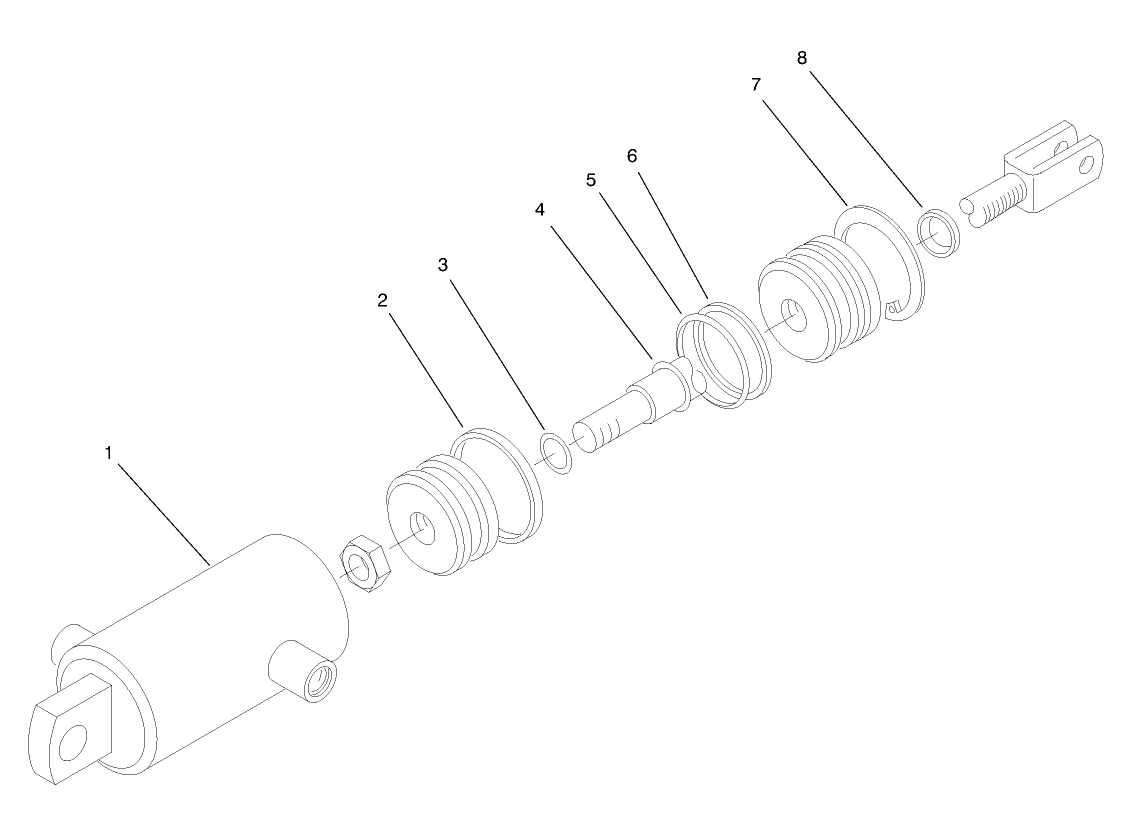 Hydraulic Cylinder No. 94-6357