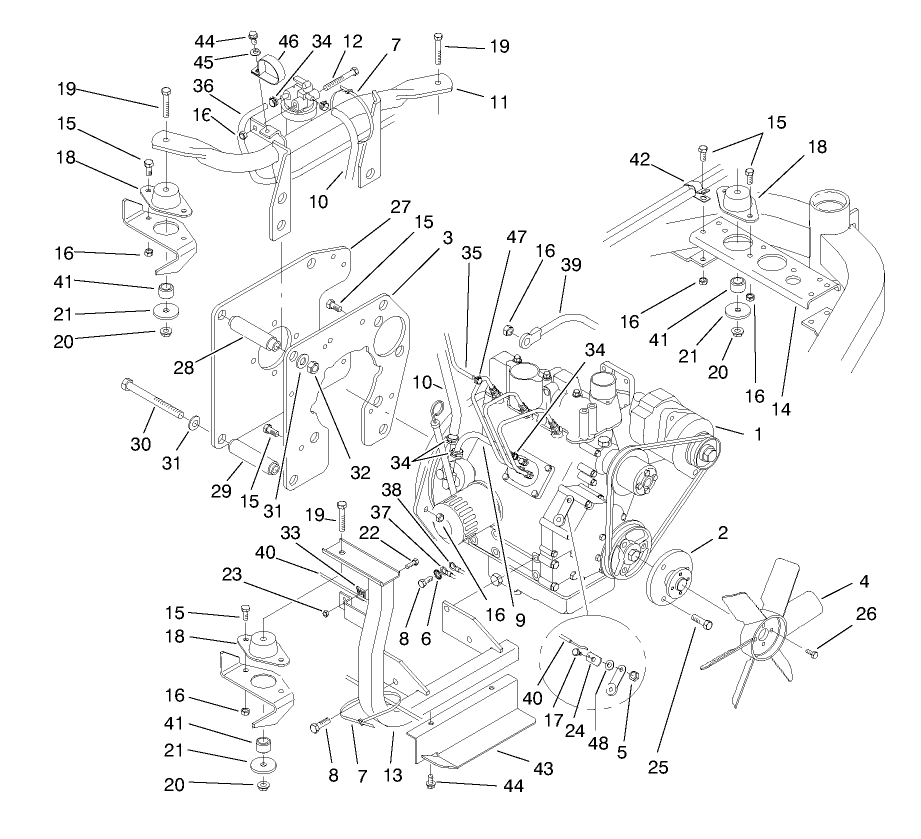 Engine Installation Assembly