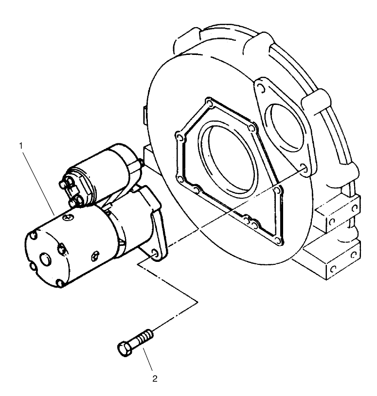 Starter Installation Assembly