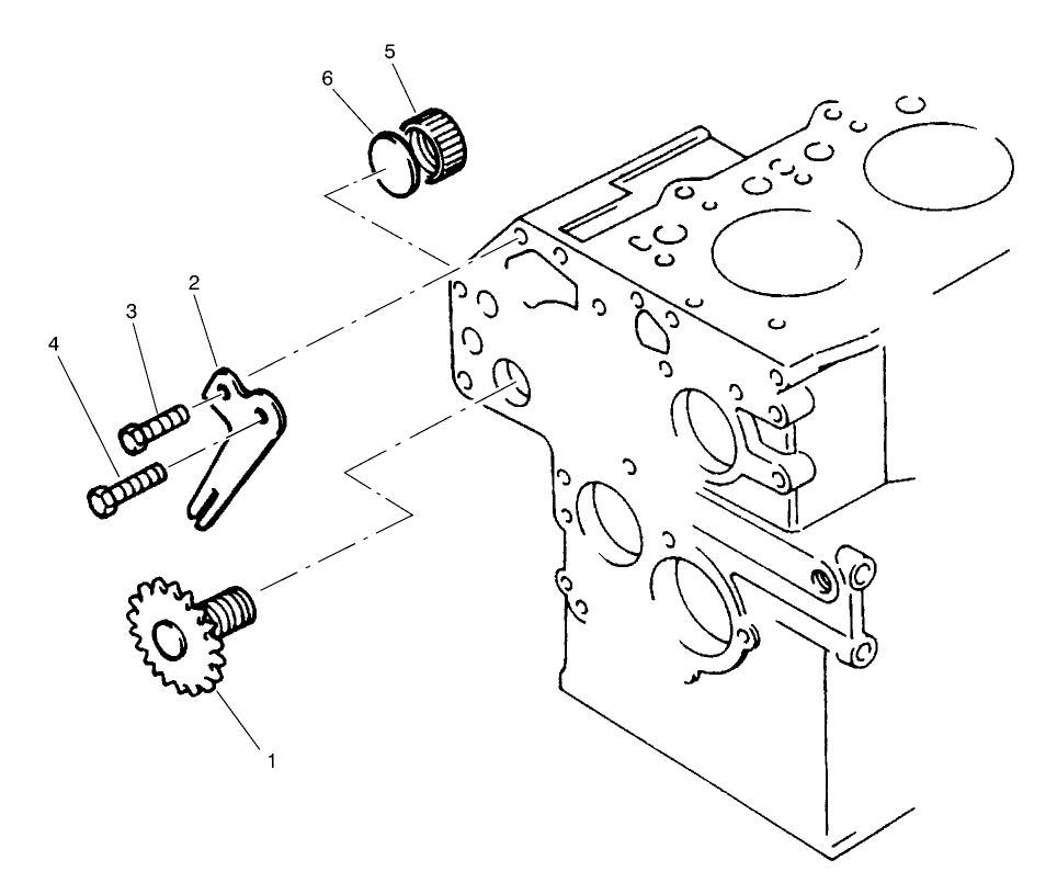 Tachometer & Hour Recorder Drive Assembly