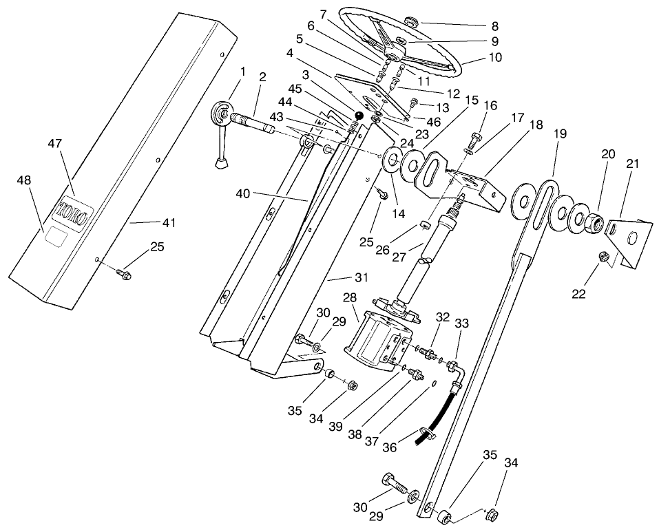 Steering Tower Assembly