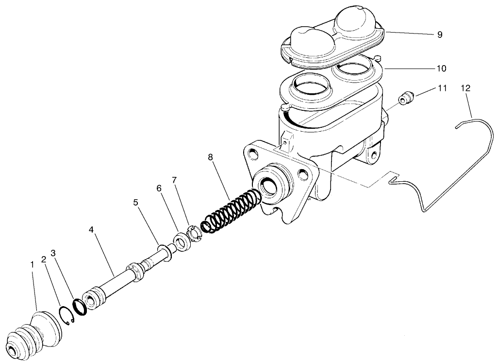 Brake System Master Cylinder No. 69-2640