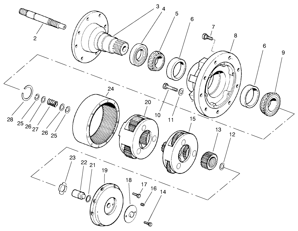Planetary Gear Assembly No. 69-1730