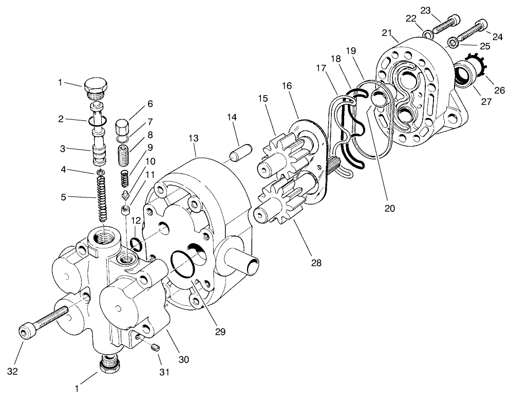 Gear Pump & Flow Divider No. 69-2220