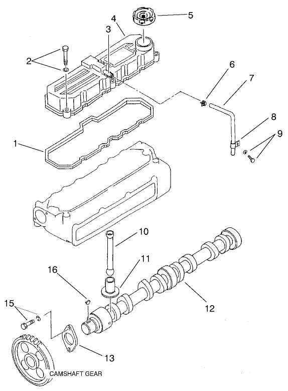 Rocker Cover & Camshaft Assembly
