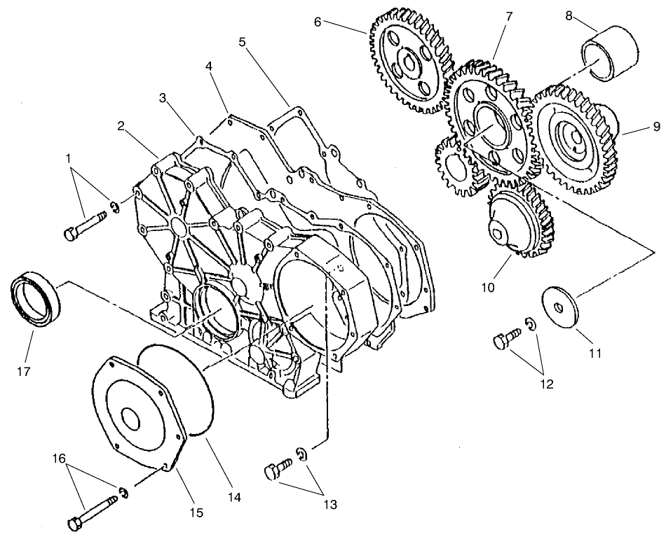 Timing Gear Case & Timing Gear Assembly