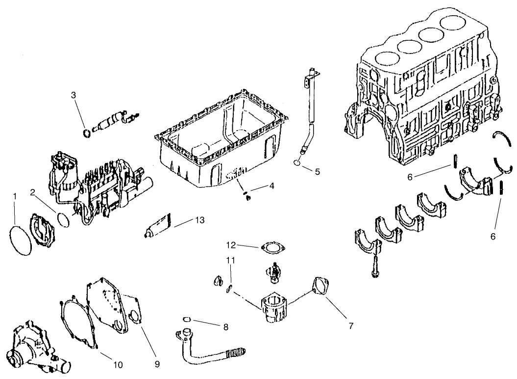 Overhaul Gasket Kit Assembly (continued)