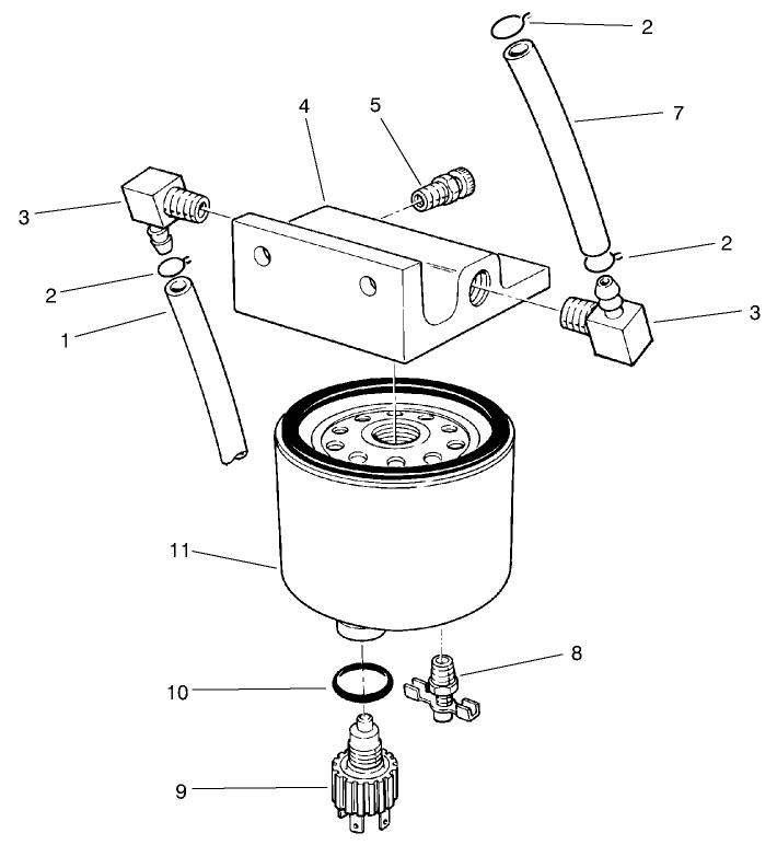 Fuel/water Filter Assembly