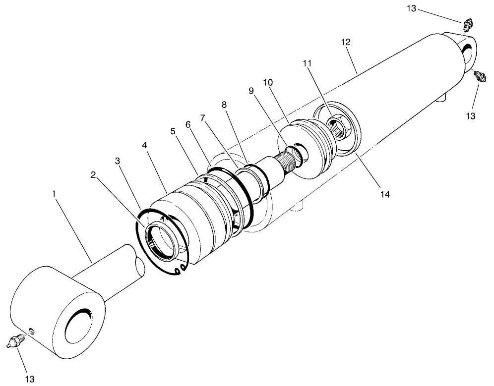 Hydraulic Cylinder Assembly No. 92-4971