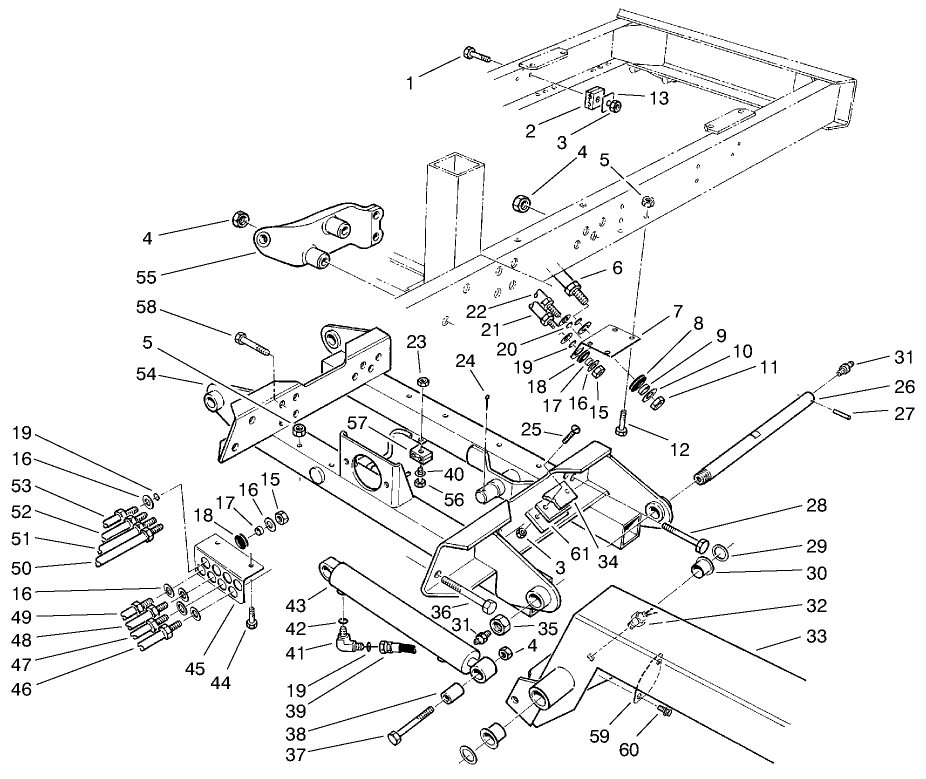 Wing Deck Lift Assembly