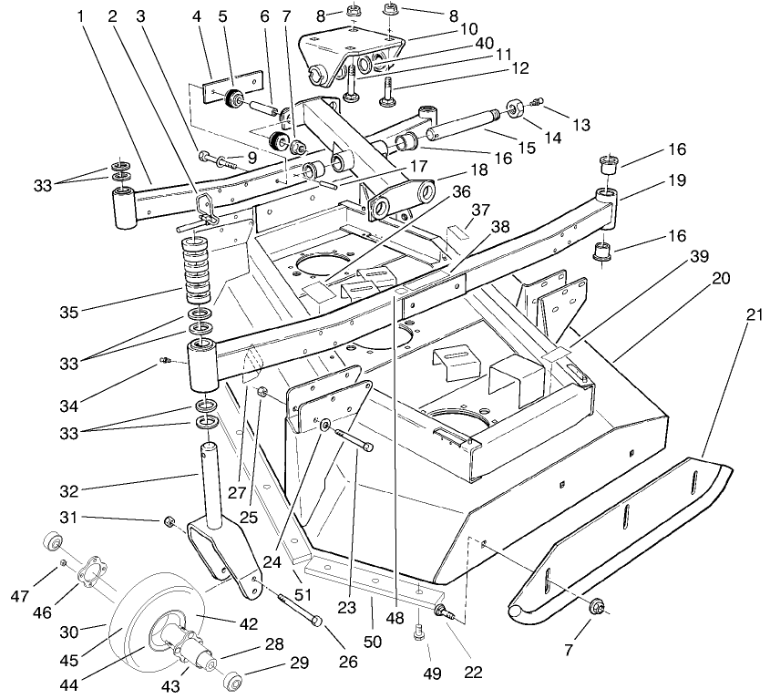 Wing Deck Model No. 30591 Lh & 30593 Rh