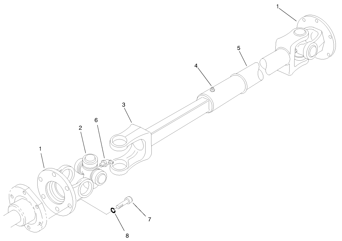 Drive Shaft Assembly No. 98-5009