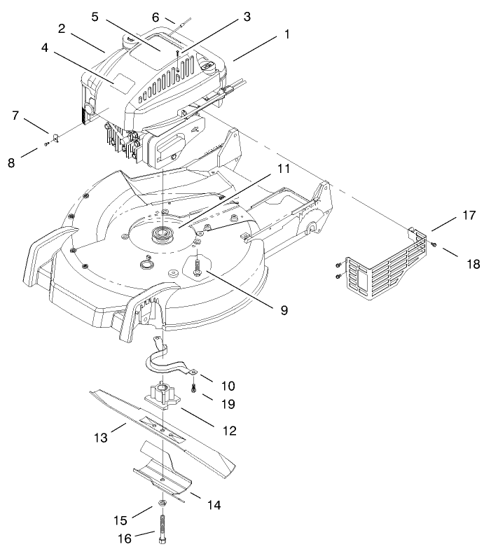 Engine & Blade Assembly