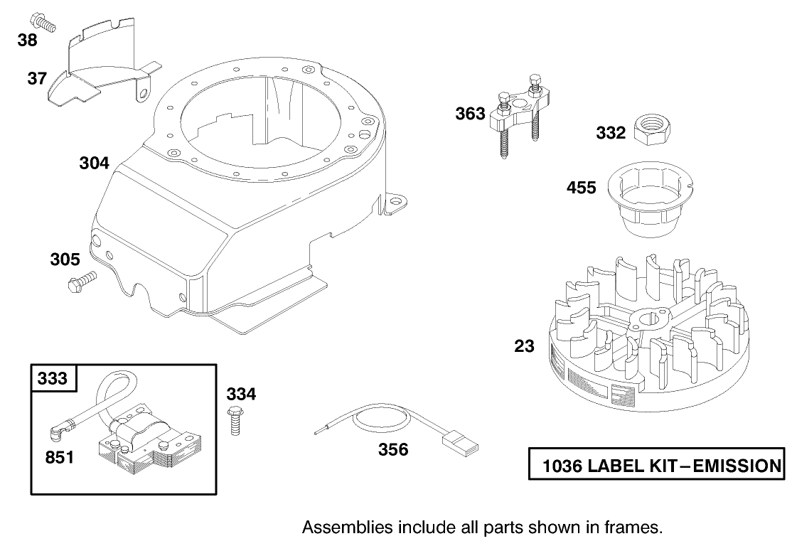 Engine Briggs & Stratton Model 12h802-1758-E1