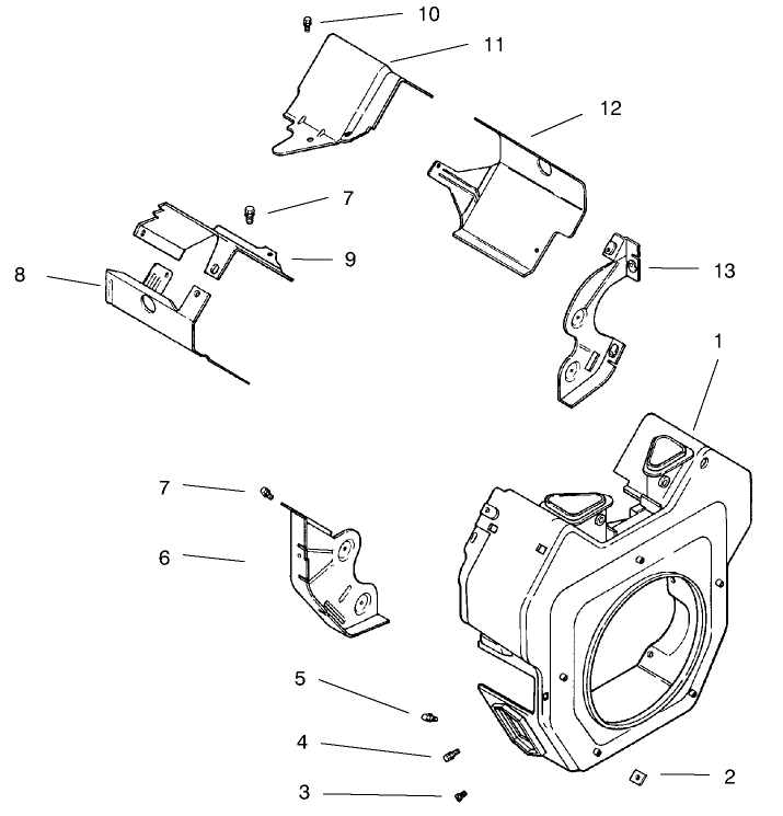 Blower Housing And Baffles