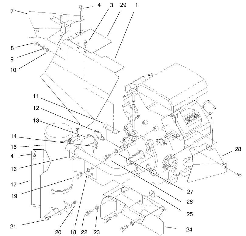 Heat Shields And Exhaust