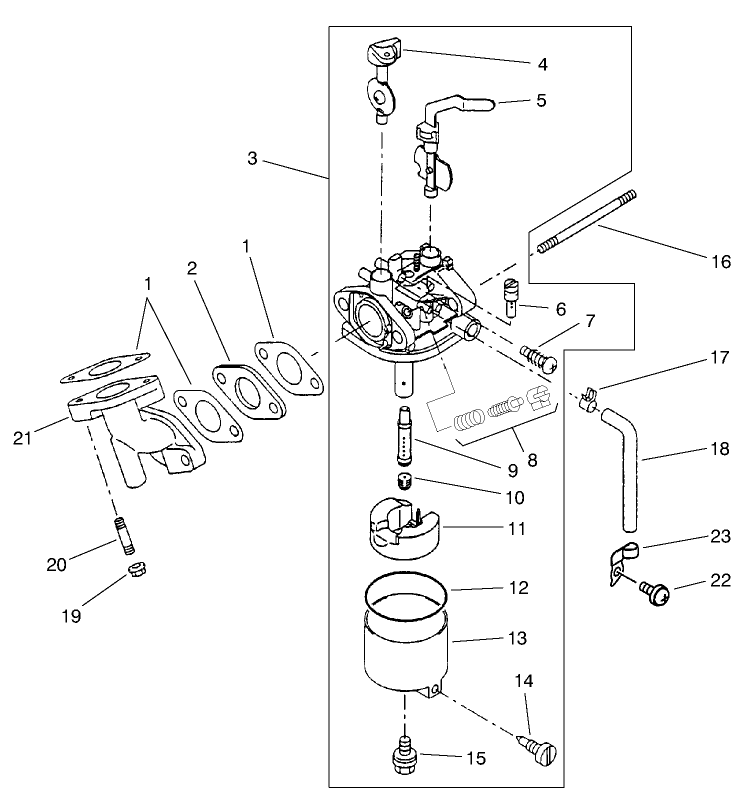 Engine Carburetor Asm