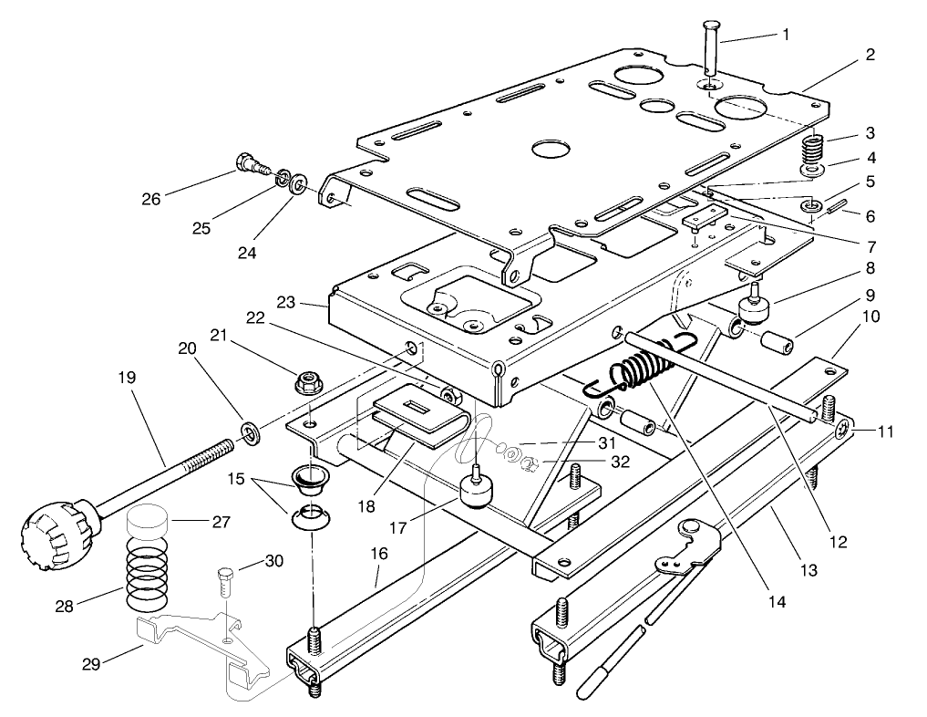 Seat Suspension Assembly