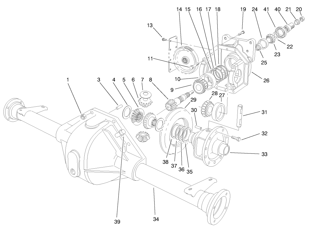 Front Axle Assembly No. 94-6933