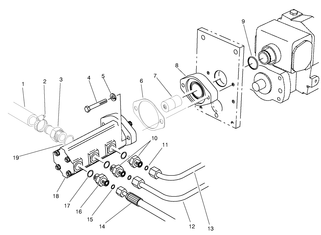 Gear Pump Installation Assembly