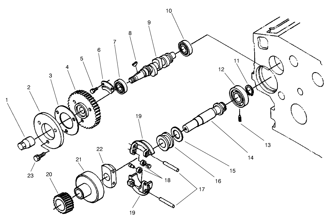 Fuel Camshaft Assembly