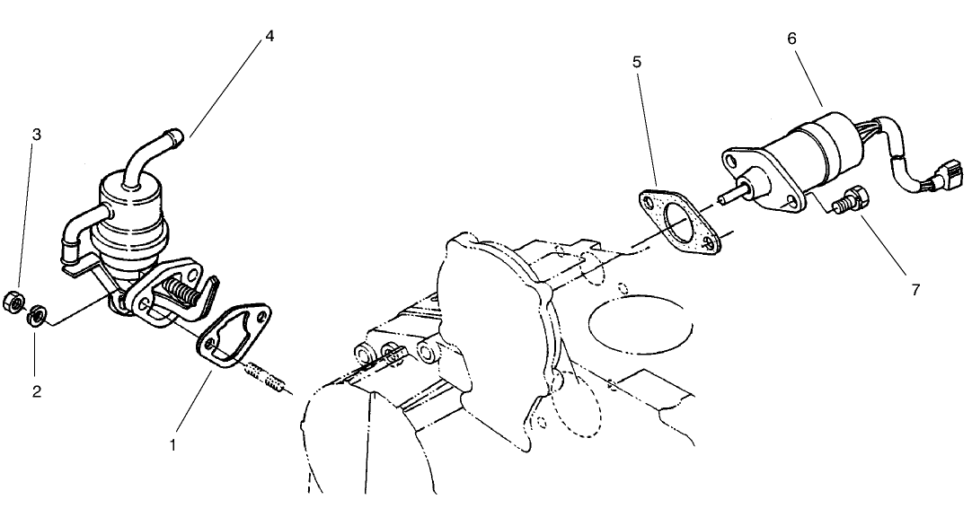 Stop Solenoid & Fuel Pump Assembly