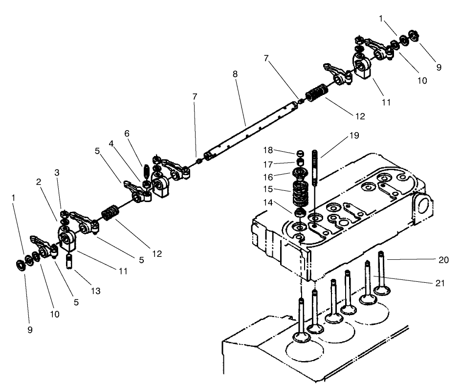 Valve & Rocker Arm Assembly