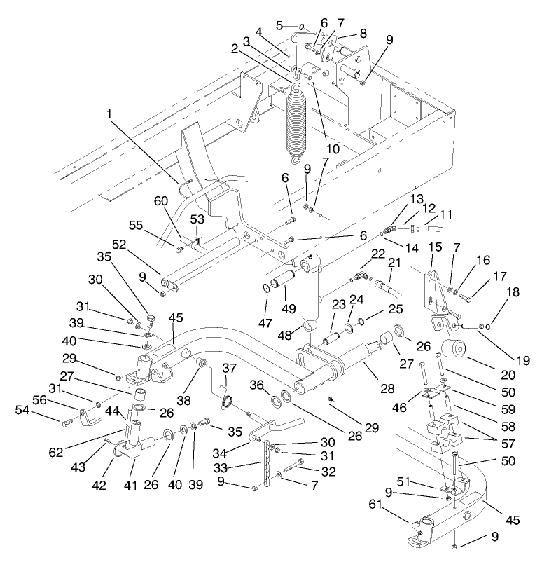 Rear Lift Arms Assembly