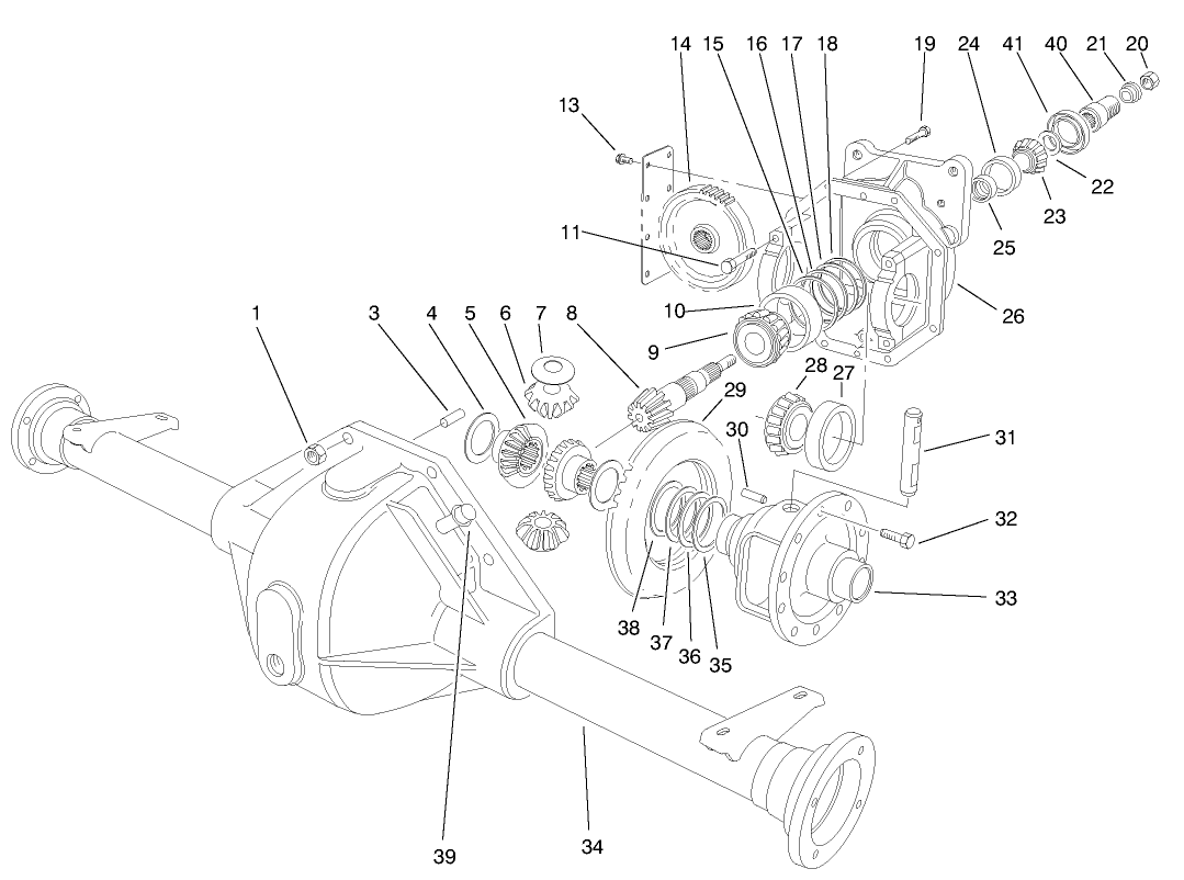 Front Axle Assembly No. 94-6933