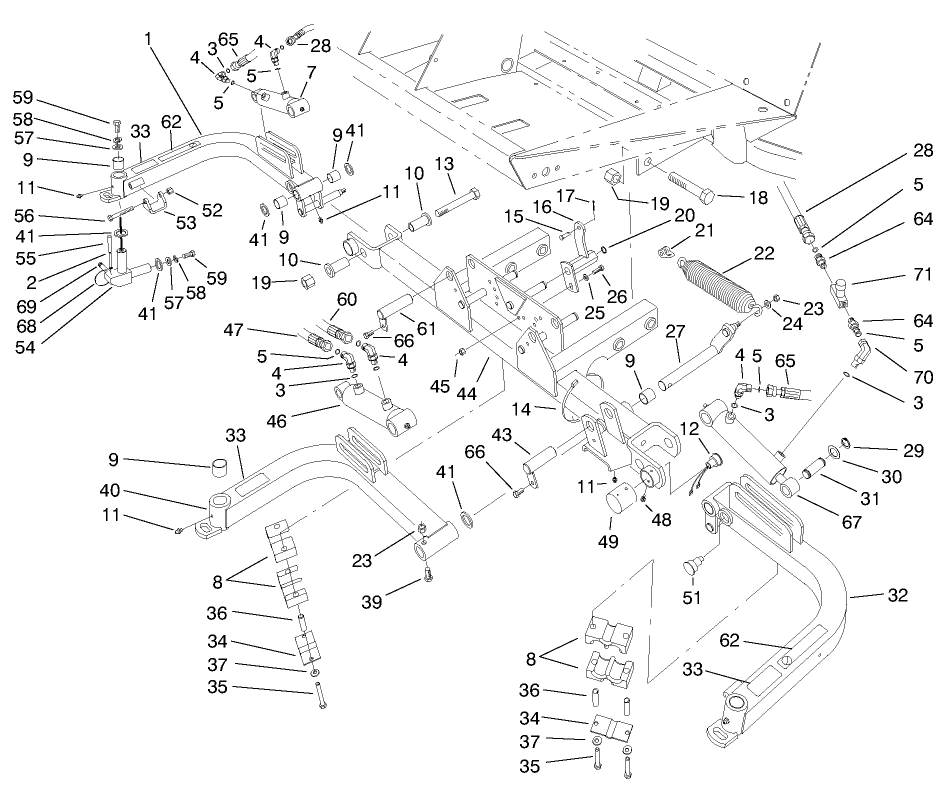 Front Lift Arms Assembly