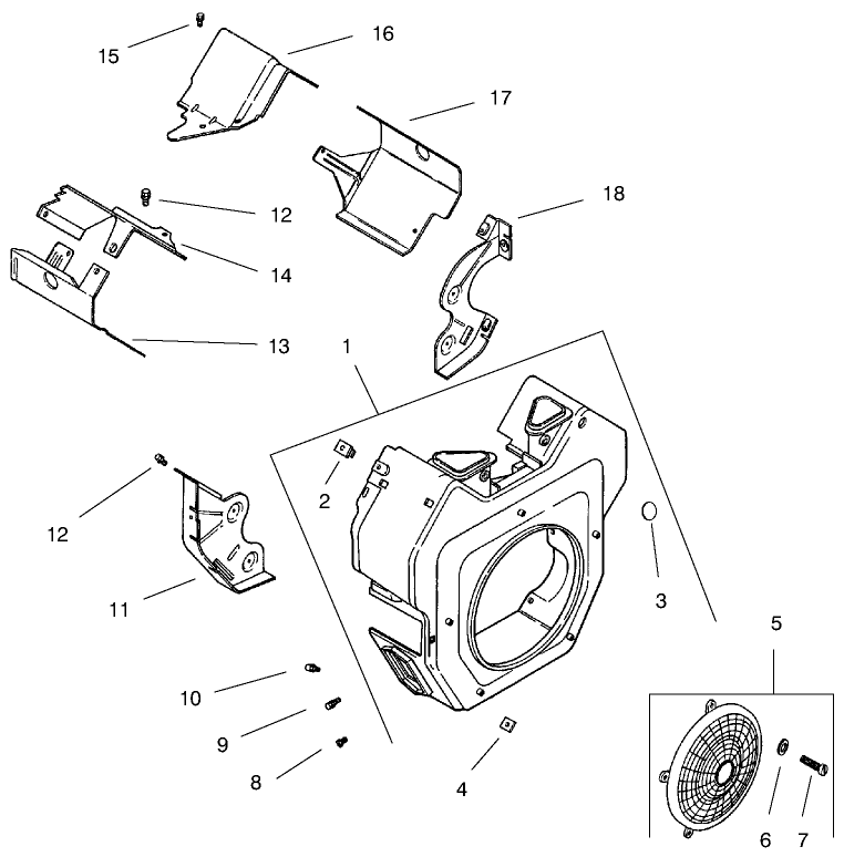Group 6-Blower Housing & Baffles