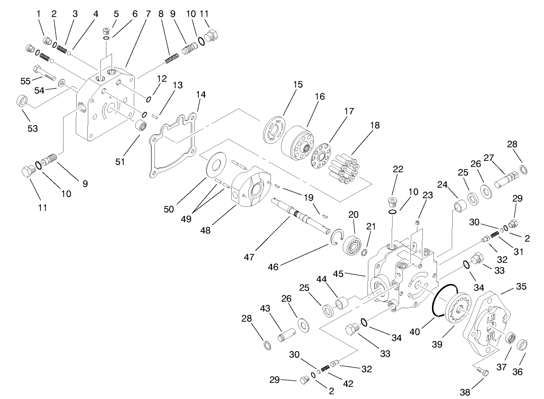 Hydraulic Pump Assembly No. 95-0587
